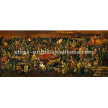 Décor de mur classique Peinture à l&#39;huile de toile de Jésus